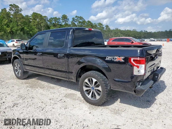 2020 Ford F-150 XL with VIN 1FTEW1CP2LKE78545, listed as a Copart auction lot 59577415 with 110,876 mi miles and Salvage title. Bid and sale history available at DreamBid. Image 2.