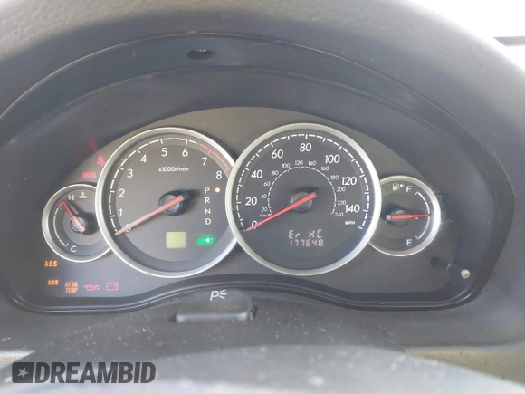 2007 Subaru Legacy Outback with VIN 4S4BP61C877318610, listed as a IAAI auction lot 42579912 with 177,648 mi miles and . Bid and sale history available at DreamBid. Image 7.