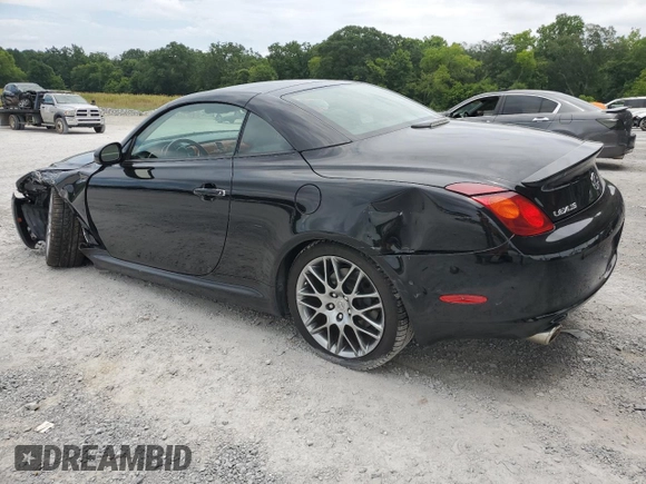 2005 Lexus SC with VIN JTHFN48Y150069492, listed as a Copart auction lot 61017784 with 51,422 mi miles and Salvage Title. Bid and sale history available at carsss.com. Image 2.