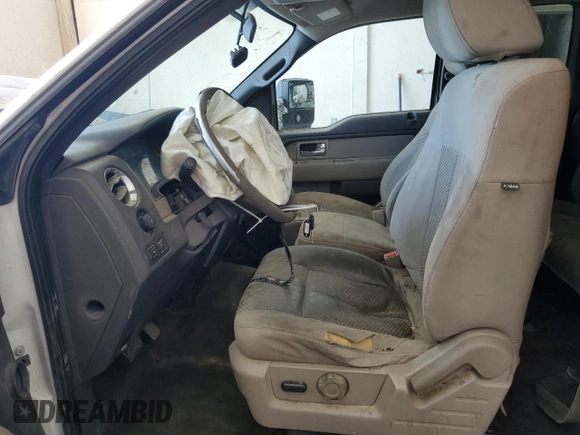 2010 Ford F-150 XL with VIN 1FTVX1CV2AKE27264, listed as a Copart auction lot 49683895 with 405,546 mi miles and Salvage title. Bid and sale history available at DreamBid. Image 7.