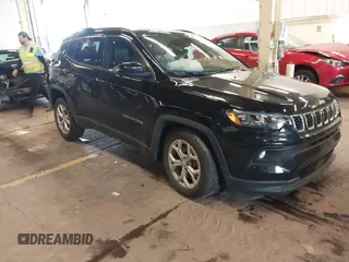 2024 Jeep Compass Latitude with VIN 3C4NJDBN3RT175331, listed as a IAAI auction lot 41933091 with 10,997 mi miles and . Bid and sale history available at DreamBid. Image 1.