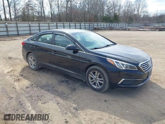 2017 Hyundai Sonata SE with VIN 5NPE24AF5HH589149, listed as a IAAI auction lot 41810444 with 168,924 mi miles. Bid and sale history available at carsss.com. Image 1.