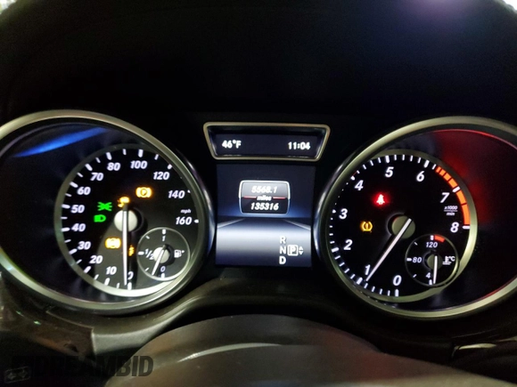2016 Mercedes-Benz GL with VIN 4JGDF6EE2GA664436, listed as a Copart auction lot 83643594 with 135,316 mi miles and Clean Title. Bid and sale history available at carsss.com. Image 9.