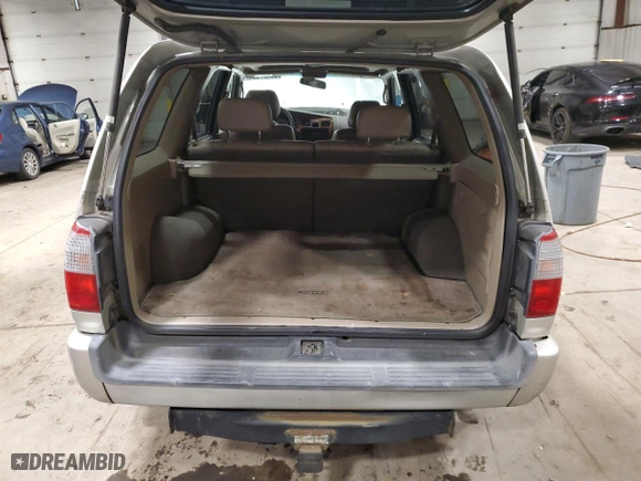 2000 Toyota 4Runner Limited with VIN JT3HN87R5Y0297385, listed as a Copart auction lot 83427354 with 0 mi miles and Salvage Title. Bid and sale history available at carsss.com. Image 6.