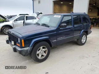 2001 Jeep Cherokee Sport with VIN 1J4FF48S71L589497, listed as a Copart auction lot 61965505 with 215,646 mi miles and Clean title. Bid and sale history available at DreamBid. Image 1.