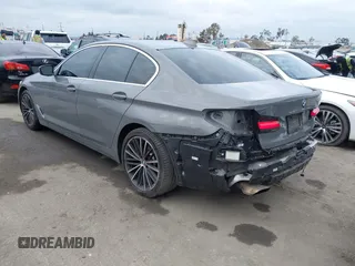 2021 BMW 5 Series 530i with VIN WBA53BH08MWX16268, listed as a IAAI auction lot 42065485 with 42,659 mi miles and . Bid and sale history available at DreamBid. Image 3.