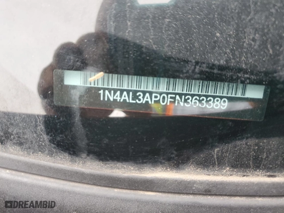 2015 Nissan Altima 2.5 with VIN 1N4AL3AP0FN363389, listed as a Copart auction lot 45133885 with 146,130 mi miles and Salvage Title. Bid and sale history available at carsss.com. Image 12.