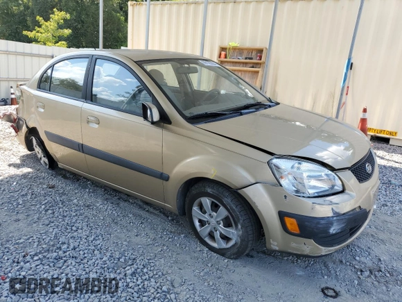 2009 Kia Rio LX with VIN KNADE223996521831, listed as a Copart auction lot 69126284 with 183,796 mi miles and Salvage Title. Bid and sale history available at DreamBid. Image 4.