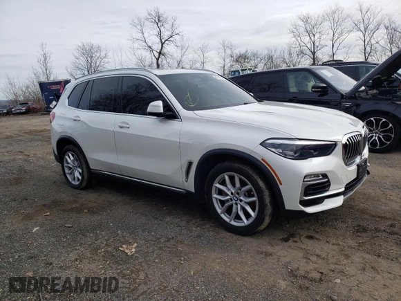 2019 BMW X5 xDrive40i with VIN 5UXCR6C53KLL09121, listed as a Copart auction lot 40555843 with 54,041 mi miles. Bid and sale history available at carsss.com. Image 4.