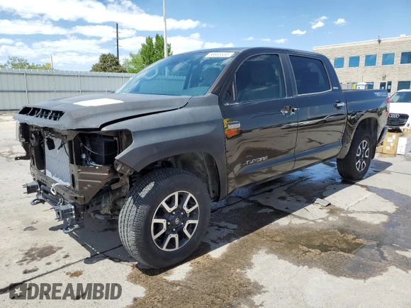 2021 Toyota Tundra Limited z VIN 5TFHY5F19MX967759, wystawiony jako Copart lot #56685535 z przebiegiem 44 146 mil mil oraz Szkoda całkowita • Salvage title. Historia ofert i sprzedaży dostępna na DreamBid. Obrazek 1.
