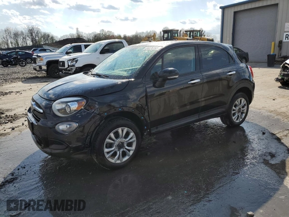 2016 FIAT 500X Easy z VIN ZFBCFYBT3GP434905, wystawiony jako Copart lot #54476165 z przebiegiem 243 662 mil mil oraz Szkoda całkowita • Salvage title. Historia ofert i sprzedaży dostępna na DreamBid. Obrazek 1.