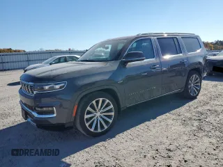 2022 Jeep Grand Wagoneer Series II with VIN 1C4SJVFJ6NS110663, listed as a Copart auction lot 77666674 with 33,957 mi miles and Salvage title. Bid and sale history available at DreamBid. Image 1.