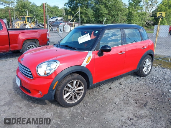 2012 MINI Countryman with VIN WMWZB3C57CWM06379, listed as a IAAI auction lot 42467193 with 100,485 mi miles and . Bid and sale history available at DreamBid. Image 6.