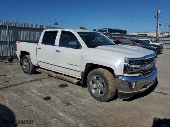 2017 Chevrolet Silverado 1500 LTZ with VIN 3GCUKSEC5HG511267, listed as a Copart auction lot 45852205 with 61,170 mi miles and Salvage Title. Bid and sale history available at carsss.com. Image 4.
