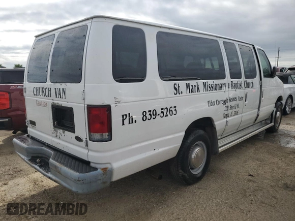 2000 Ford Econoline Passenger XL with VIN 1FBSS31L1YHB80264, listed as a Copart auction lot 74762814 with 61,702 mi miles and Salvage Title. Bid and sale history available at DreamBid. Image 3.