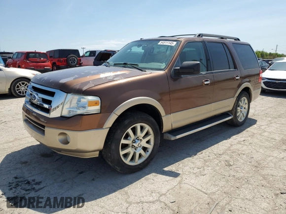 2011 Ford Expedition XLT z VIN 1FMJU1H55BEF34210, wystawiony jako Copart lot #54511145 z przebiegiem 153 695 mil mil oraz Czysty tytuł • Clean title. Historia ofert i sprzedaży dostępna na DreamBid. Obrazek 1.