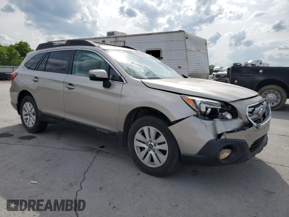 2017 Subaru Outback Premium with VIN 4S4BSAFC9H3216266, listed as a Copart auction lot 54079065 with 122,371 mi miles and Salvage Title. Bid and sale history available at DreamBid. Image 4.