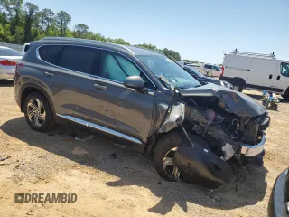 2022 Hyundai Santa Fe SEL with VIN 5NMS24AJ4NH434849, listed as a Copart auction lot 52390315 with 20,694 mi miles and Non Repairable. Bid and sale history available at DreamBid. Image 4.