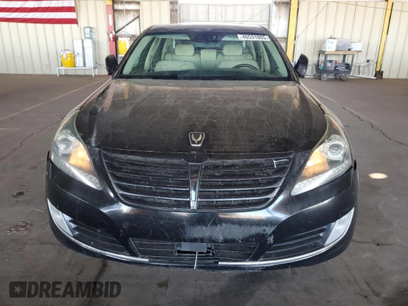 2015 Hyundai Equus Signature z VIN KMHGH4JH2FU095564, wystawiony jako Copart lot #46531005 z przebiegiem 122 709 mil mil oraz Czysty tytuł • Clean title. Historia ofert i sprzedaży dostępna na DreamBid. Obrazek 5.