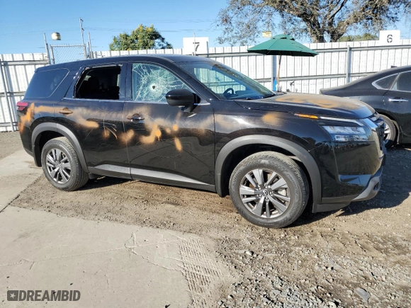 2024 Nissan Pathfinder S with VIN 5N1DR3AA0RC200612, listed as a Copart auction lot 77629804 with 0 mi miles and Salvage Title. Bid and sale history available at carsss.com. Image 4.