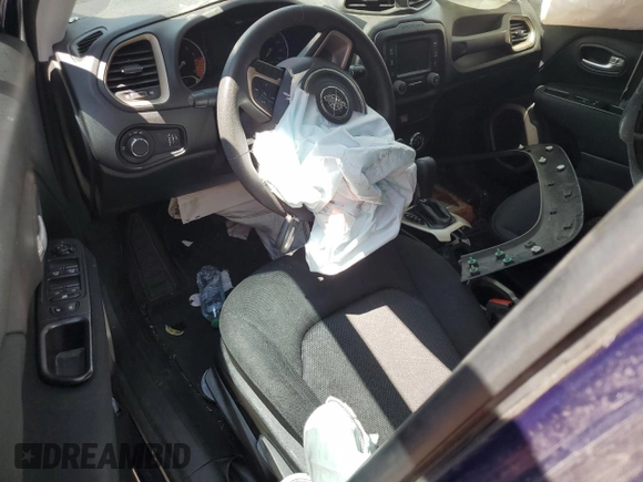 2017 Jeep Renegade Sport с VIN ZACCJAAB9HPE83087, выставлен на аукционе Copart как лот 59565905 с пробегом Не указан миль и Списание • Salvage title. История ставок и продаж доступна на DreamBid. Изображение 8.