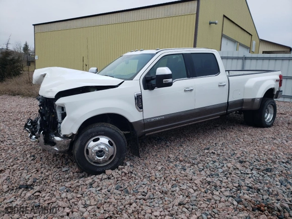 2020 Ford Super Duty F-350 DRW XL with VIN 1FT8W3DT9LED84617, listed as a Copart auction lot 82417024 with 17,942 mi miles and Salvage Title. Bid and sale history available at carsss.com. Image 1.