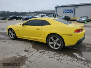 2014 Chevrolet Camaro LS with VIN 2G1FA1E36E9160969, listed as a Copart auction lot 45983755 with 123,955 mi miles and Salvage Title. Bid and sale history available at carsss.com. Image 2.