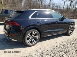 2019 Audi Q8 Premium Plus z VIN WA1BVAF11KD037936, wystawiony jako Copart lot #48173645 z przebiegiem 55 357 mil mil oraz Szkoda całkowita • Salvage title. Historia ofert i sprzedaży dostępna na DreamBid. Obrazek 3.
