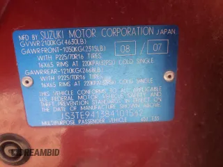 2008 Suzuki Grand Vitara с VIN JS3TE941384101562, выставлен на аукционе Copart как лот 88146355 с пробегом 134 061 миль миль и Списание • Salvage title. История ставок и продаж доступна на DreamBid. Изображение 15.