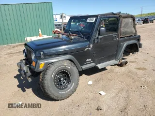 2004 Jeep Wrangler Sport with VIN 1J4FA49S04P751464, listed as a Copart auction lot 61686865 with Not provided miles and Salvage title. Bid and sale history available at DreamBid. Image 1.