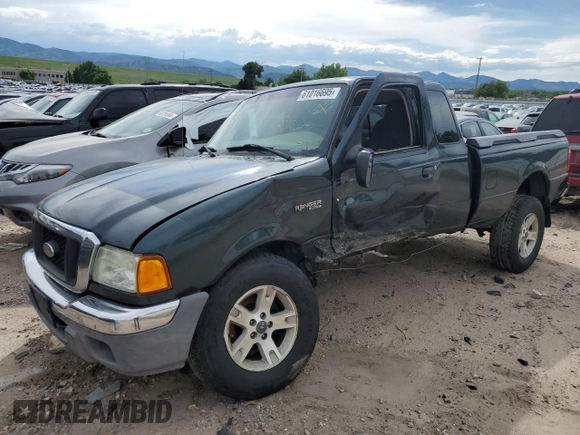 2004 Ford Ranger XL Fleet with VIN 1FTZR15E84PA70642, listed as a Copart auction lot 61016695 with 122,463 mi miles and Salvage title. Bid and sale history available at DreamBid. Image 1.