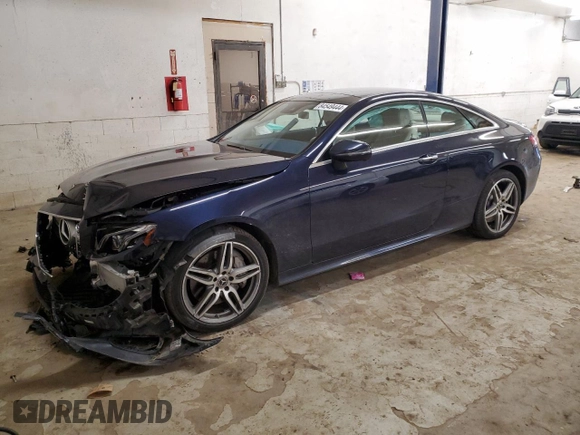 2018 Mercedes-Benz E-Class E 400 with VIN WDD1J6GB2JF017964, listed as a Copart auction lot 84549444 with 5,078 mi miles and Salvage Title. Bid and sale history available at carsss.com. Image 1.