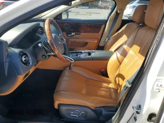 2013 Jaguar XJ Supercharged with VIN SAJWA2GE3DMV45811, listed as a Copart auction lot 76585864 with 53,570 mi miles and Salvage title. Bid and sale history available at DreamBid. Image 7.
