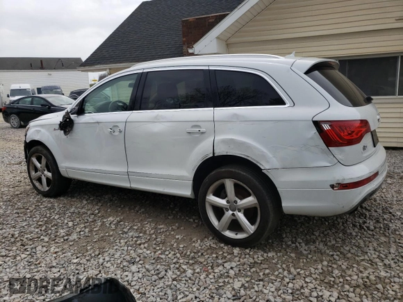 2015 Audi Q7 3.0T S line Prestige with VIN WA1DGBFE5FD008747, listed as a Copart auction lot 53045665 with 76,971 mi miles and Salvage Title. Bid and sale history available at carsss.com. Image 2.
