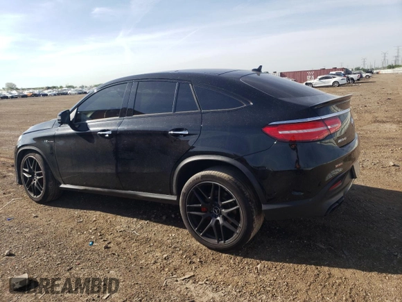 2016 Mercedes-Benz GLE 63 S AMG with VIN 4JGED7FB5GA024273, listed as a Copart auction lot 56300074 with 37,333 mi miles and Salvage title. Bid and sale history available at DreamBid. Image 2.