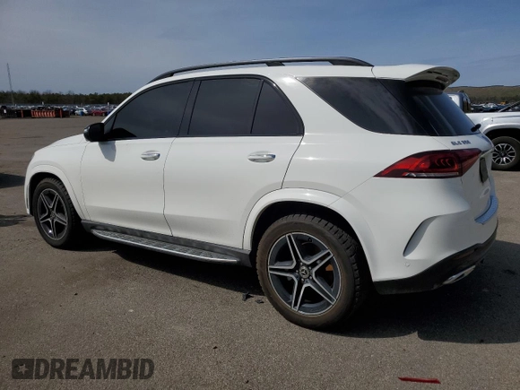 2021 Mercedes-Benz GLE 350 with VIN 4JGFB4KB7MA470273, listed as a Copart auction lot 50621625 with 58,590 mi miles and Salvage title. Bid and sale history available at DreamBid. Image 2.