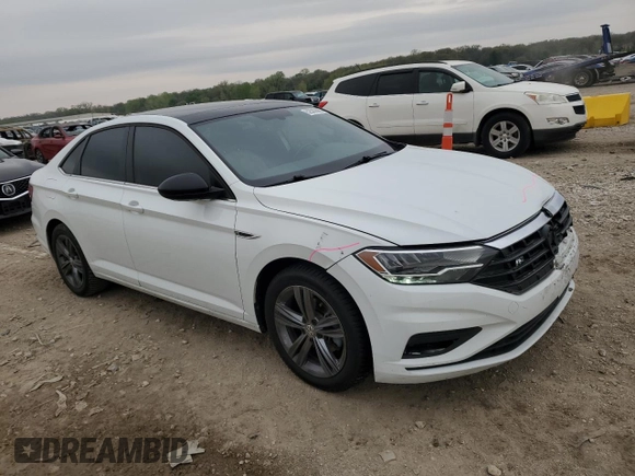 2020 Volkswagen Jetta S with VIN 3VWCB7BU8LM037196, listed as a Copart auction lot 52582885 with 111,286 mi miles and Salvage title. Bid and sale history available at DreamBid. Image 4.