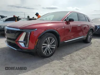 2024 Cadillac LYRIQ Luxury z VIN 1GYKPSRL1RZ129090, wystawiony jako Copart lot #75392984 z przebiegiem Nie podano mil oraz Nie do naprawy. Historia ofert i sprzedaży dostępna na DreamBid. Obrazek 1.