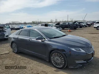 2013 Lincoln MKZ with VIN 3LN6L2JK7DR800616, listed as a Copart auction lot 52123875 with 116,311 mi miles and Salvage Title. Bid and sale history available at carsss.com. Image 4.