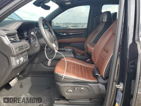 2023 GMC Yukon XL Denali Ultimate with VIN 1GKS2KKLXPR359582, listed as a Copart auction lot 72972284 with 24,366 mi miles and Salvage Title. Bid and sale history available at carsss.com. Image 7.