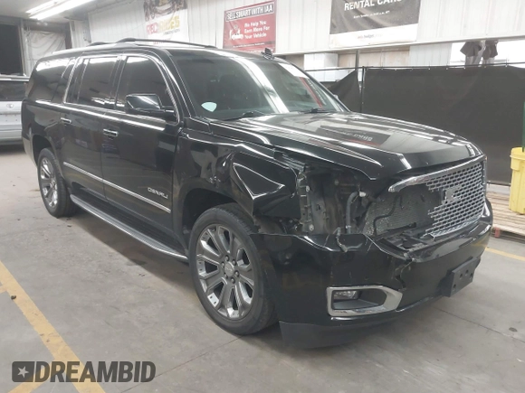 2016 GMC Yukon XL Denali with VIN 1GKS2HKJ8GR102213, listed as a IAAI auction lot 41818737 with 154,607 mi miles and . Bid and sale history available at DreamBid. Image 1.
