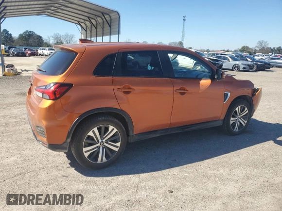 2020 Mitsubishi Outlander Sport SE 2.0 with VIN JA4AP4AU5LU004626, listed as a Copart auction lot 45563385 with 52,129 mi miles and Salvage Title. Bid and sale history available at carsss.com. Image 3.