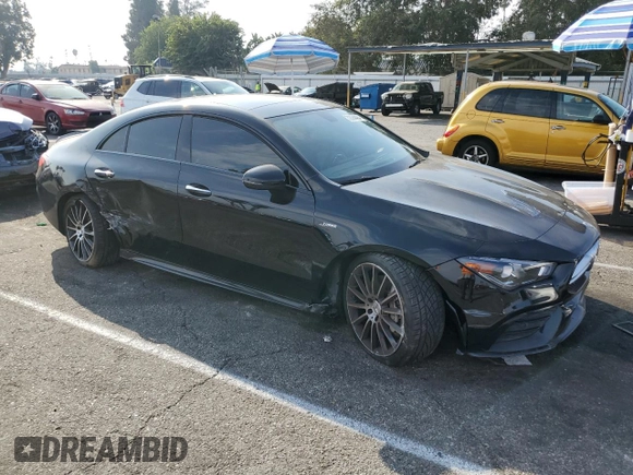 2022 Mercedes-Benz CLA 35 AMG with VIN W1K5J5BB8NN303431, listed as a Copart auction lot 72094494 with 39,917 mi miles and Salvage Title. Bid and sale history available at DreamBid. Image 4.