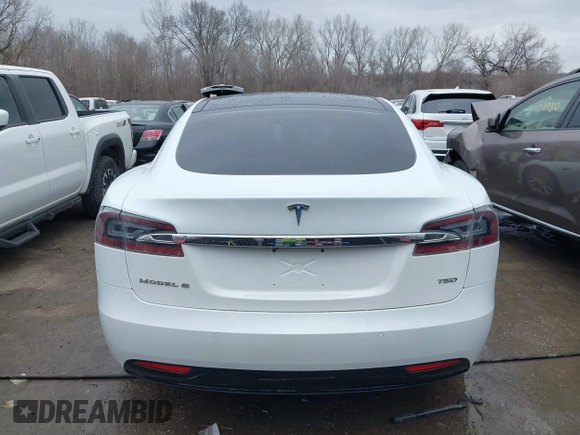 2018 Tesla Model S 75D with VIN 5YJSA1E2XJF274766, listed as a IAAI auction lot 41704600 with 164,066 mi miles and . Bid and sale history available at DreamBid. Image 16.
