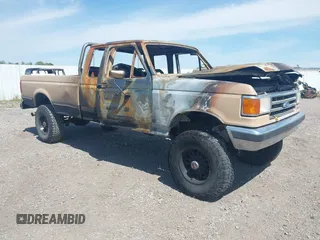 1989 Ford F-250 with VIN 1FTHX26M2KKA55271, listed as a IAAI auction lot 42348498 with Not provided miles and . Bid and sale history available at DreamBid. Image 1.