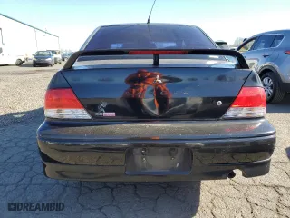 2002 Mitsubishi Lancer OZ-Rally with VIN JA3AJ86E92U027551, listed as a Copart auction lot 45020575 with 214,575 mi miles and Salvage Title. Bid and sale history available at carsss.com. Image 6.