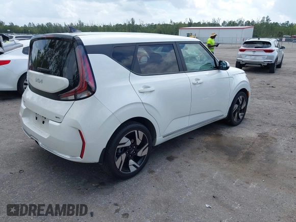 2024 Kia Soul GT-Line with VIN KNDJ53AUXR7897339, listed as a IAAI auction lot 41731997 with 16,202 mi miles and . Bid and sale history available at DreamBid. Image 4.