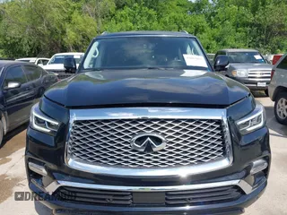 2018 Infiniti QX80 with VIN JN8AZ2NF4J9660983, listed as a IAAI auction lot 42063055 with 24,347 mi miles. Bid and sale history available at carsss.com. Image 12.