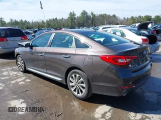 2016 Hyundai Sonata Sport with VIN 5NPE34AF0GH354301, listed as a IAAI auction lot 42022539 with 130,562 mi miles and . Bid and sale history available at DreamBid. Image 3.