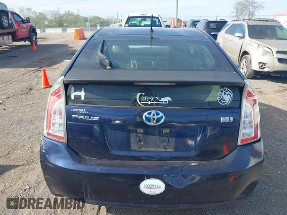 2013 Toyota Prius One with VIN JTDKN3DU4D1733094, listed as a IAAI auction lot 42023958 with 106,672 mi miles. Bid and sale history available at carsss.com. Image 17.